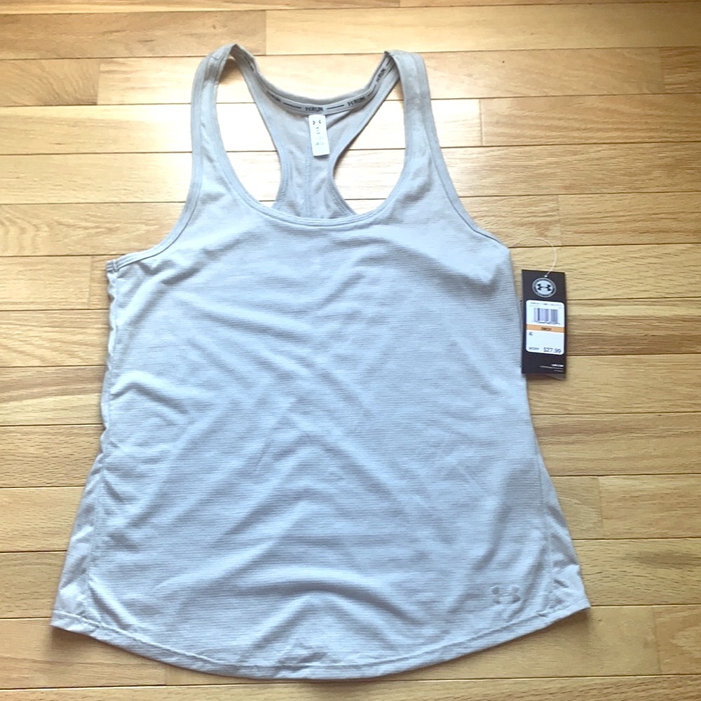 UNDER ARMOUR NWT GREY TANK TOP